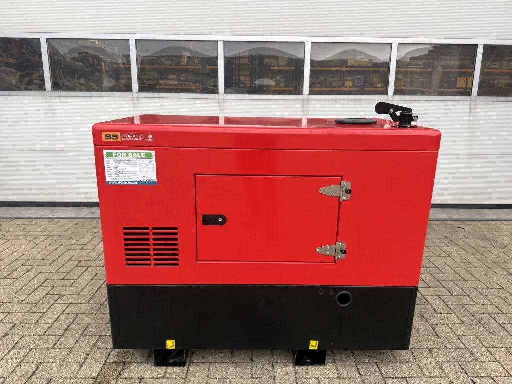 Yanmar Yanmar 13 kVA Silent Generatorset Stage 5 Stroomgroep Aggregaat as New ! 2023 leasen