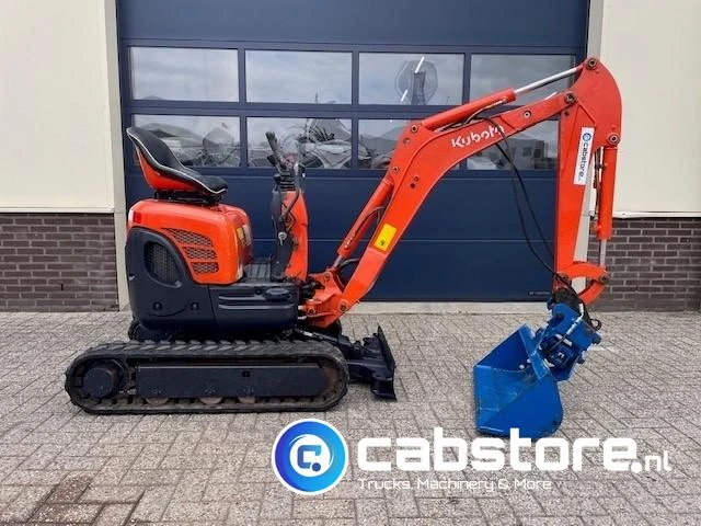 Kubota U10-3 Mini graafmachine - Bouwjaar 2007 - Draaiuren 1953 - Eurograb Draai-kantel graafbak - Sleufbak - NL machine CB1502 leasen