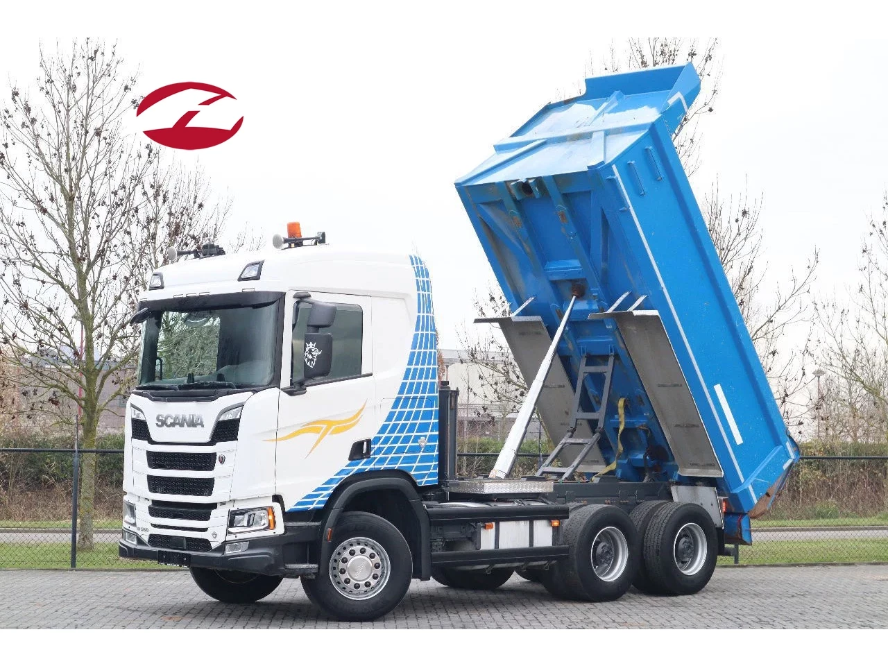 Scania R R580 V8 NGS 6X4 | FULL STEEL | RETARDER | EURO 6 | BIG AXLES leasen