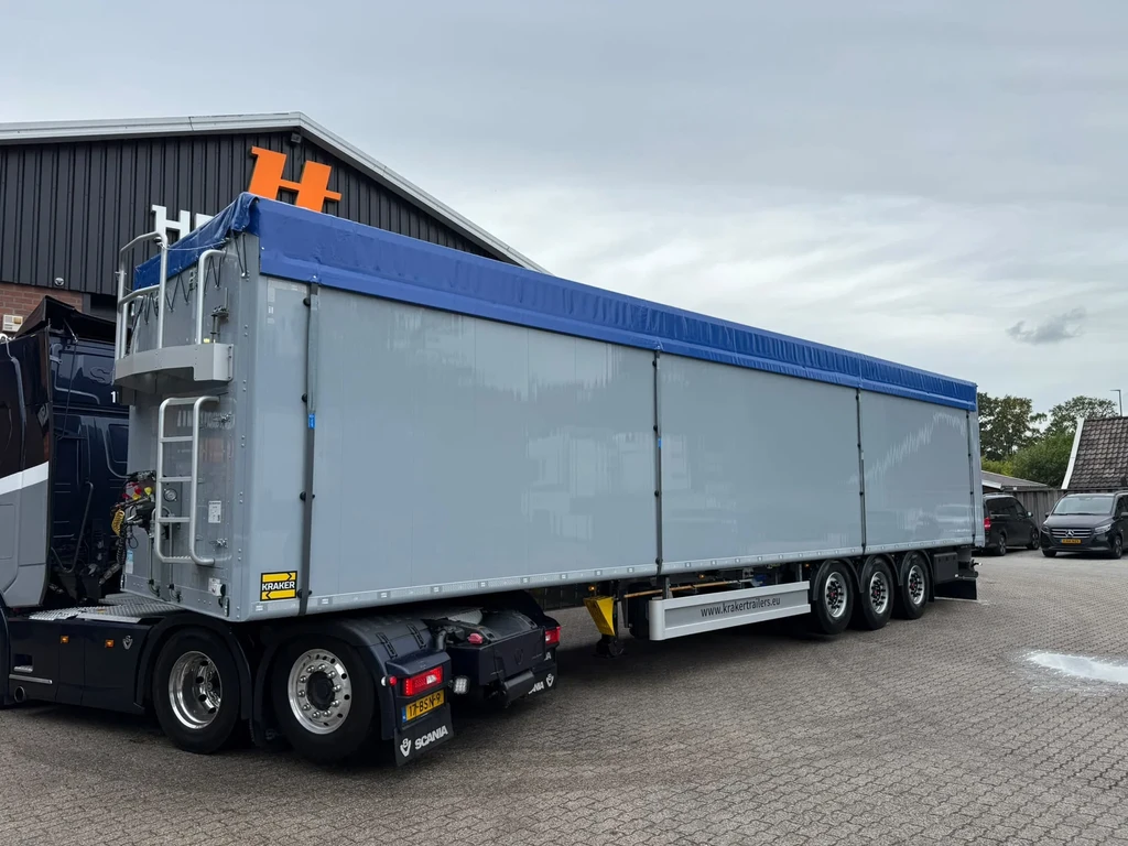 Kraker K-Force 92m3 Klapbumper Camera Afvalzeil NEW Trailer leasen