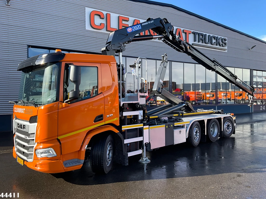 DAF FAQ XD 450 8x2 Euro 6 HMF 28 Tonmeter laadkraan leasen