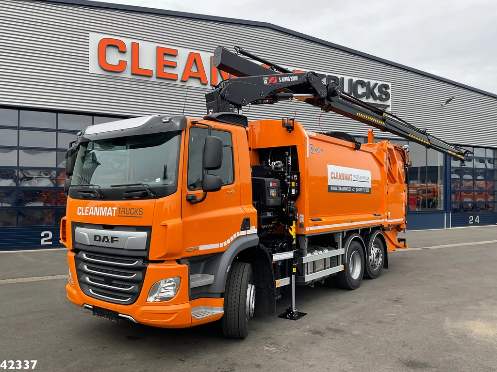 DAF FAN CF 340 Hiab 23 Tonmeter laadkraan leasen