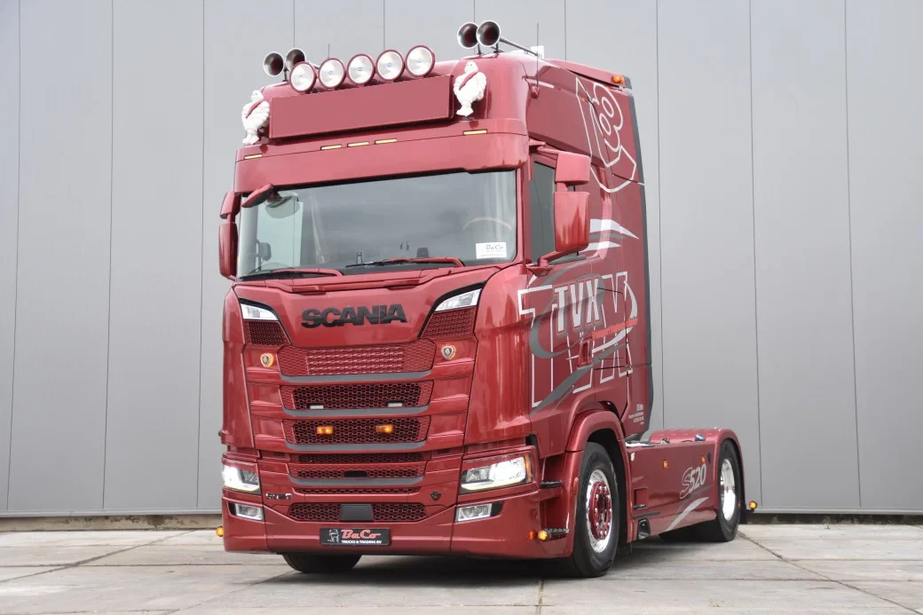 Scania S S520 V8 NGS 4x2NB - NEW TACHO - RETARDER - FULL AIR/4 POINT REAR - PARK. AIRCO - 2 x FUEL TANKS - ALCOA'S - LED - leasen