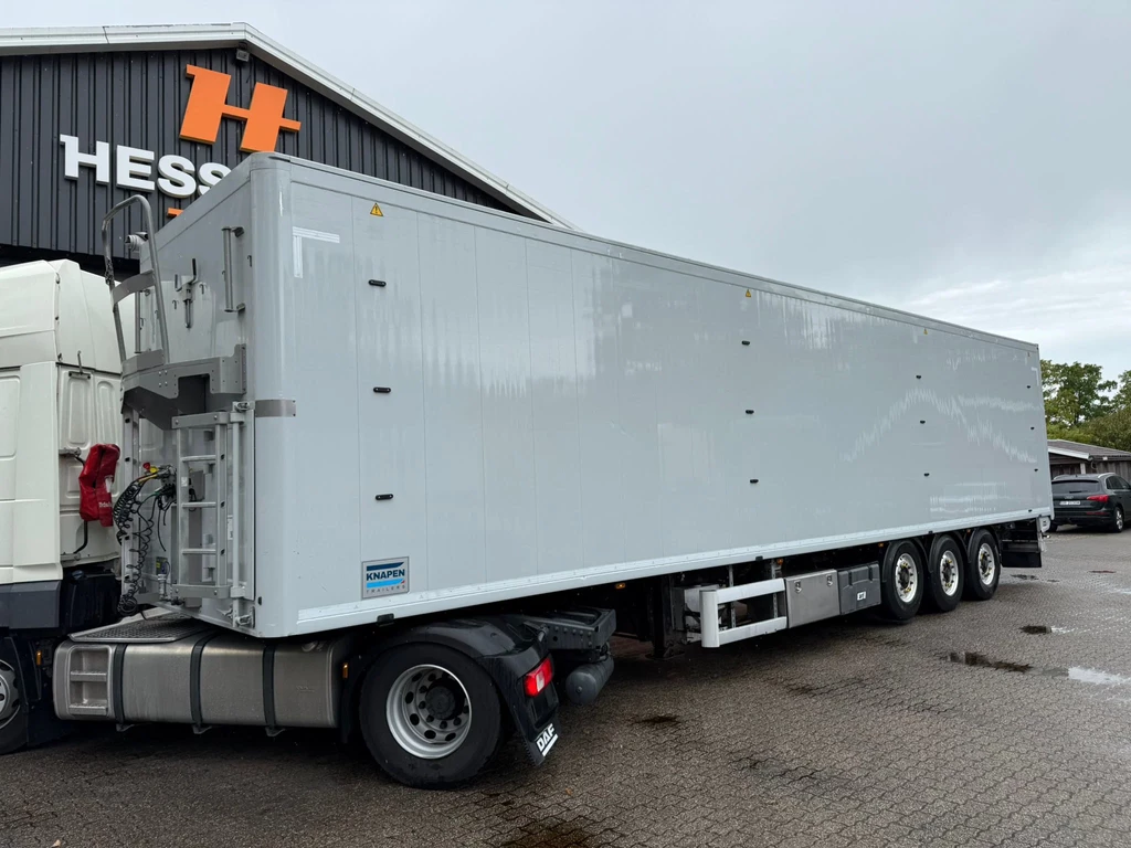 Knapen Trailers K100 Cargo Floor 10MM Floor GMP Hogedrukreiniger Alcoa Liftas Top condition leasen