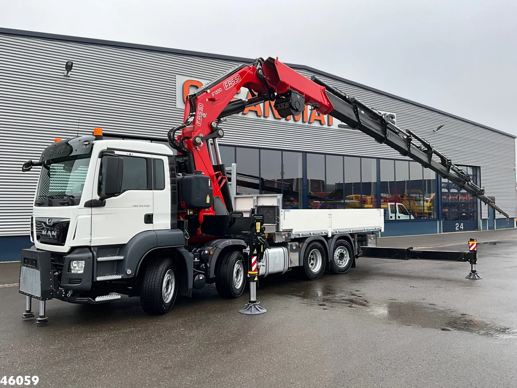 MAN TGS 35.430 Euro 6 Fassi 135 Tonmeter laadkraan Just 6.169 km! leasen