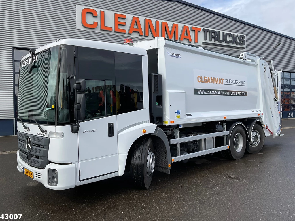 Mercedes-Benz Econic 2630 Euro 6 Terberg RosRoca 21m³ Welvaarts weegsysteem leasen