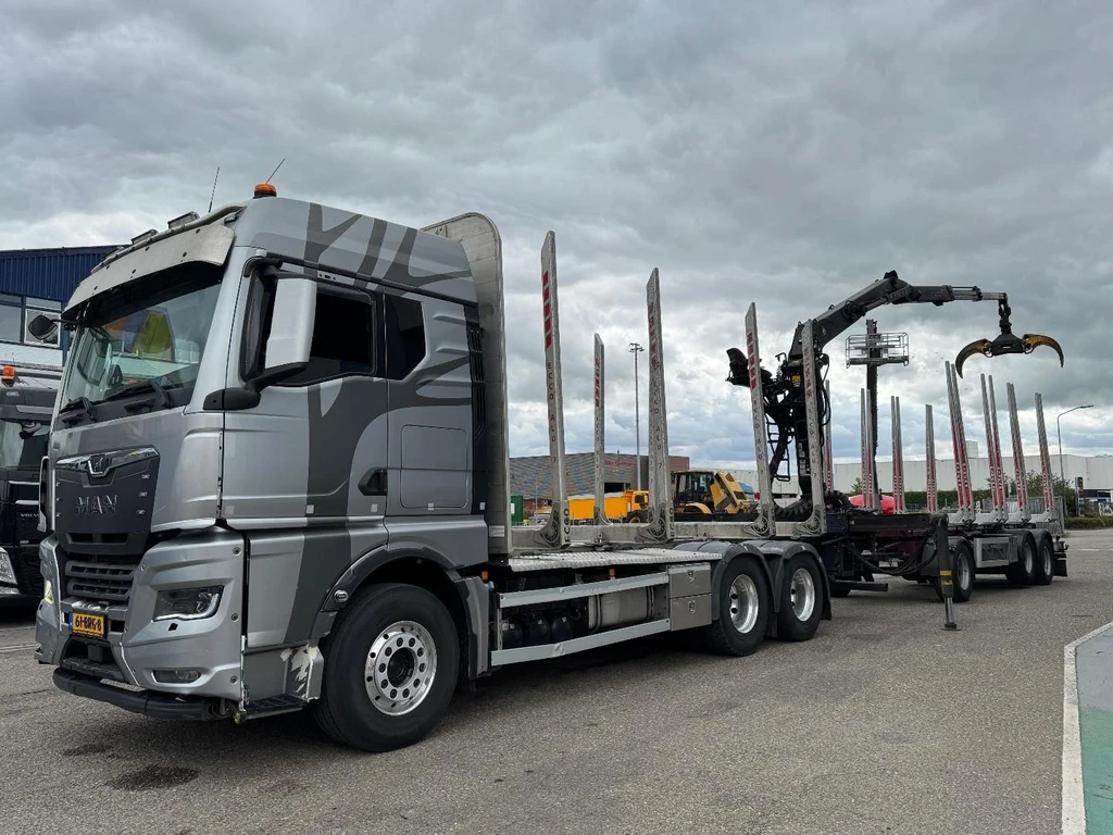 MAN TGX 26.510 8X4 EURO 6 + EPSILON M120Z96 + GS MEPPEL 3 AXLE TRAILER RHT20930 leasen