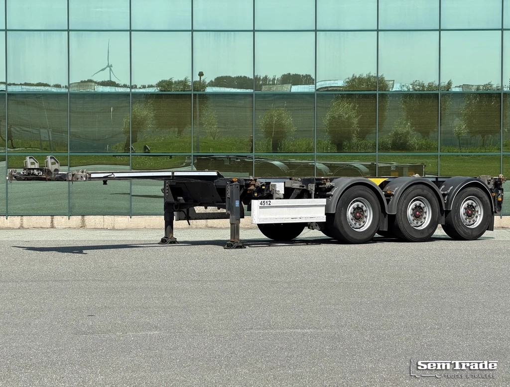 Renders F08FJ3HWSA MIDDLE + BACK SLIDER 20-30-40-45 FT. LIFT AXLE HOLLAND-TRAILER leasen