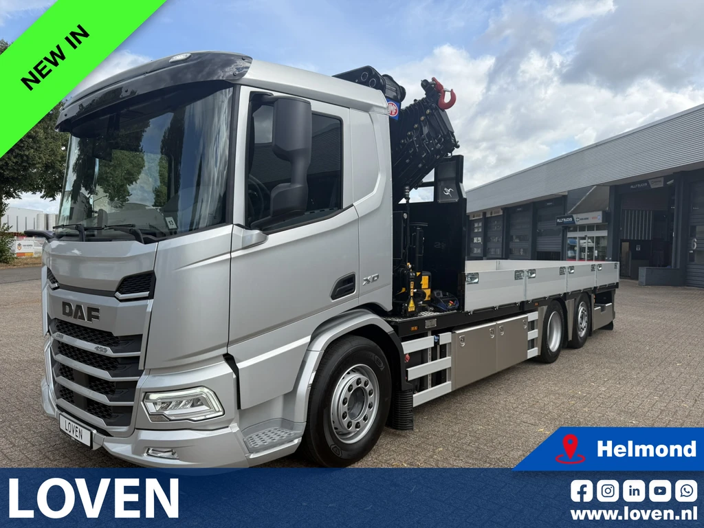 DAF XD 450 FAN + HMF 3220-K6 AUTOLAADKRAAN leasen