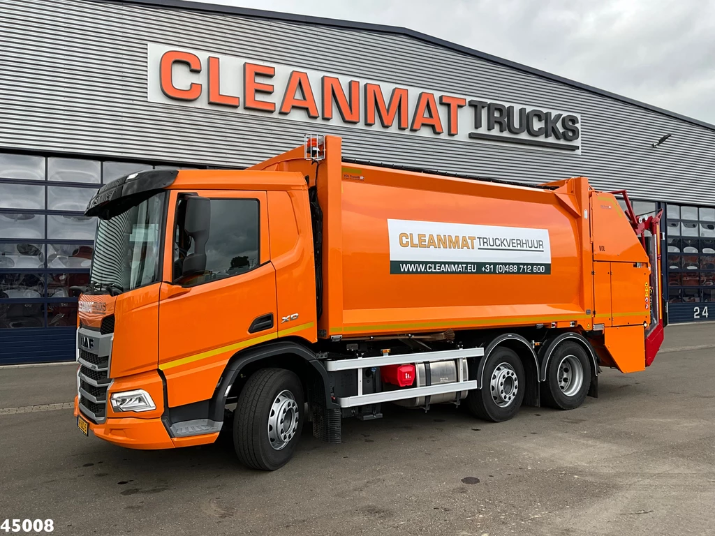 DAF FAG XD 340 Euro 6 VDL VORAX 20m³ Welvaarts weegsysteem leasen