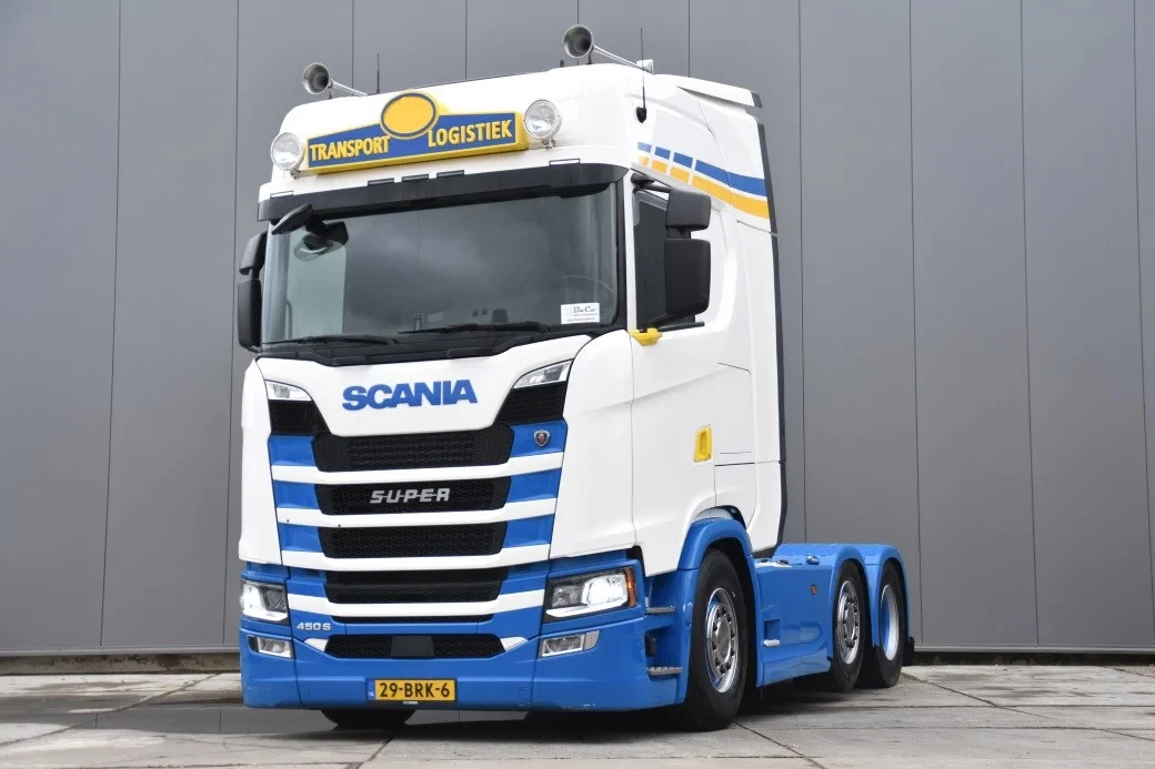 Scania S S450 NGS 6x2/4NB - NEW TACHO - ADR FL - RETARDER - 615 TKM - FULL AIR - PARK. AIRCO - SLIDING FIFTH WHEEL - LED - leasen