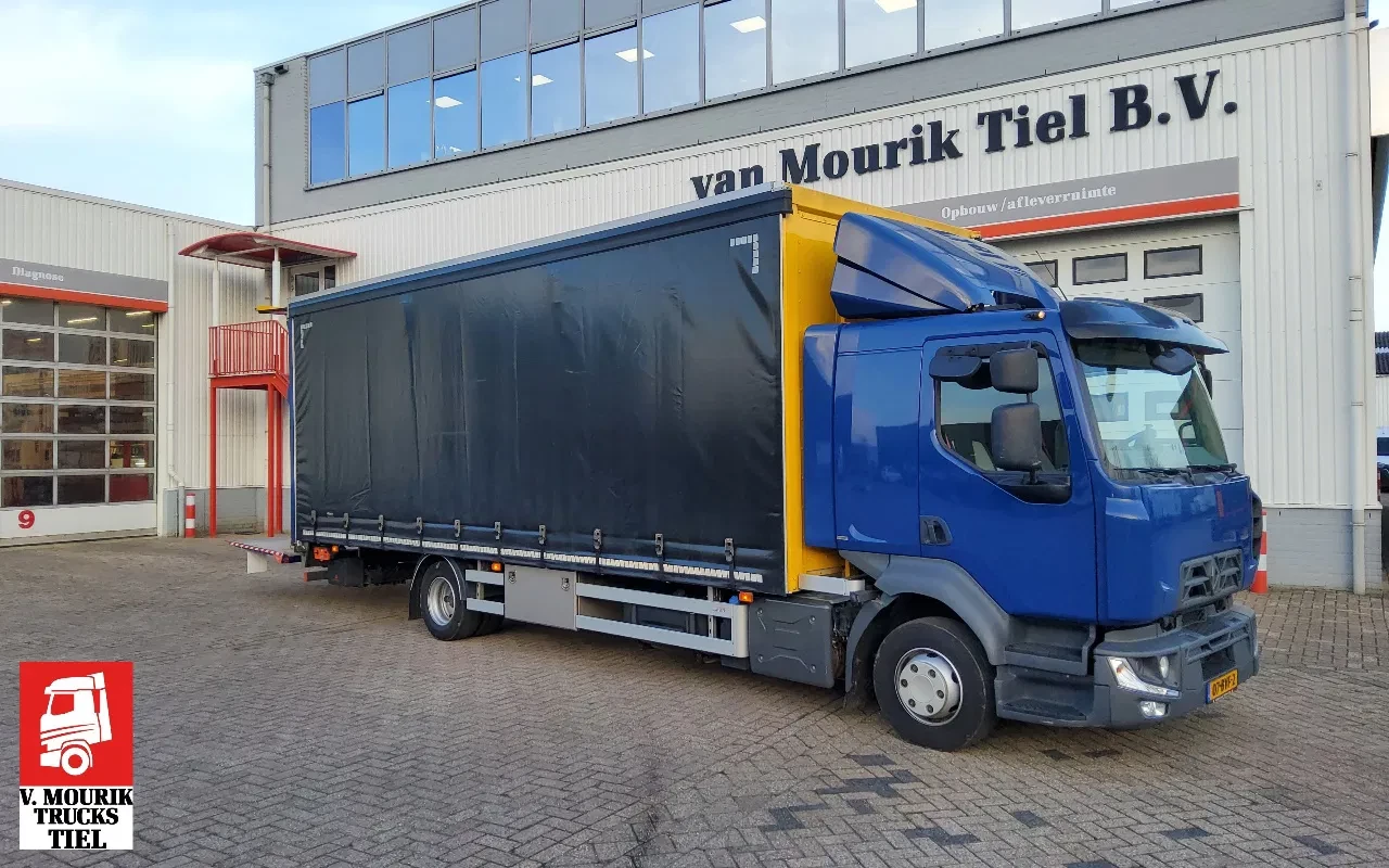 Renault D 240.12 07-BVF-2 - LOW P4x2 - LAADBAK SCHUIFZEIL - EURO 6 leasen