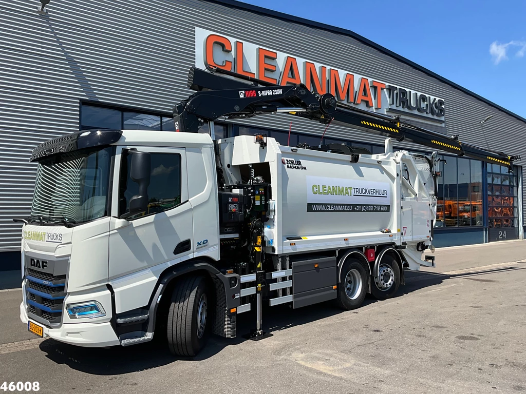 DAF FAN XD 220 Hiab 23 Tonmeter laadkraan FULL ELECTRIC leasen