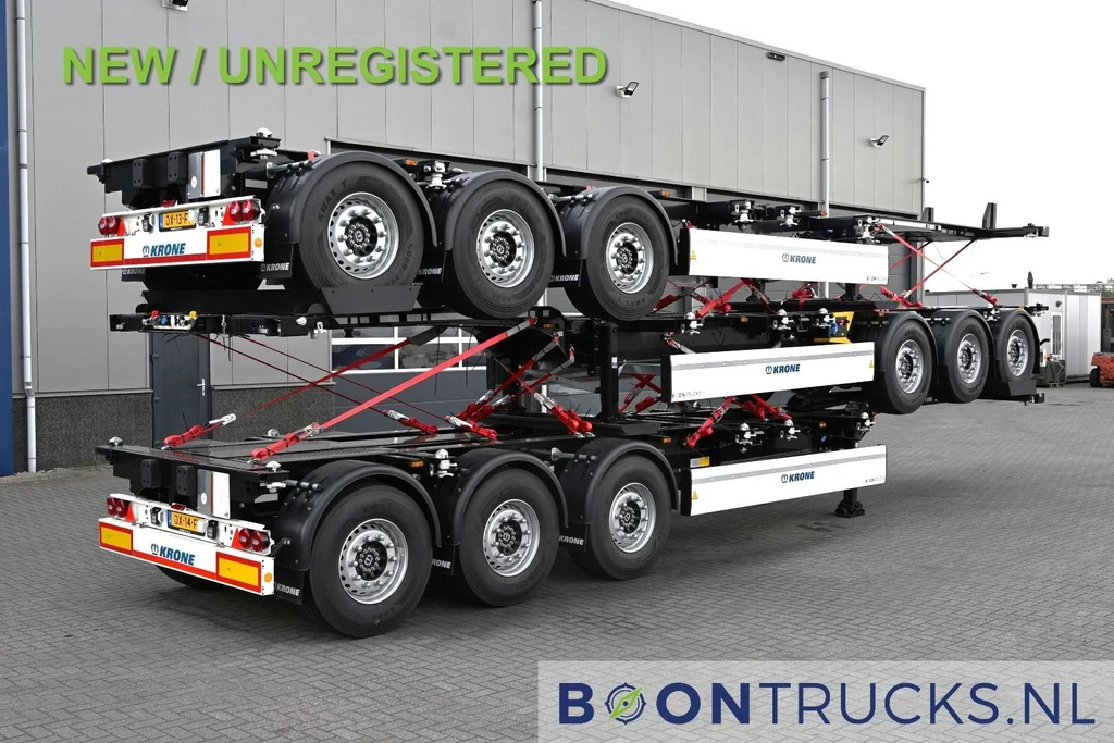 Krone SD BOX LINER NEW / UNREGISTERED | STACK OF 3 * 2x20-40-45ft * LIFT AXLE * DISC BRAKES leasen