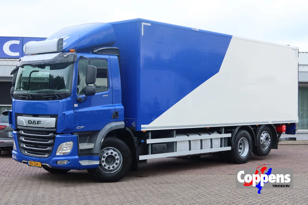 DAF CF 450 FAN 6x2 Bak+Dhollandia 3.000 kg klep. Stuur lift as leasen