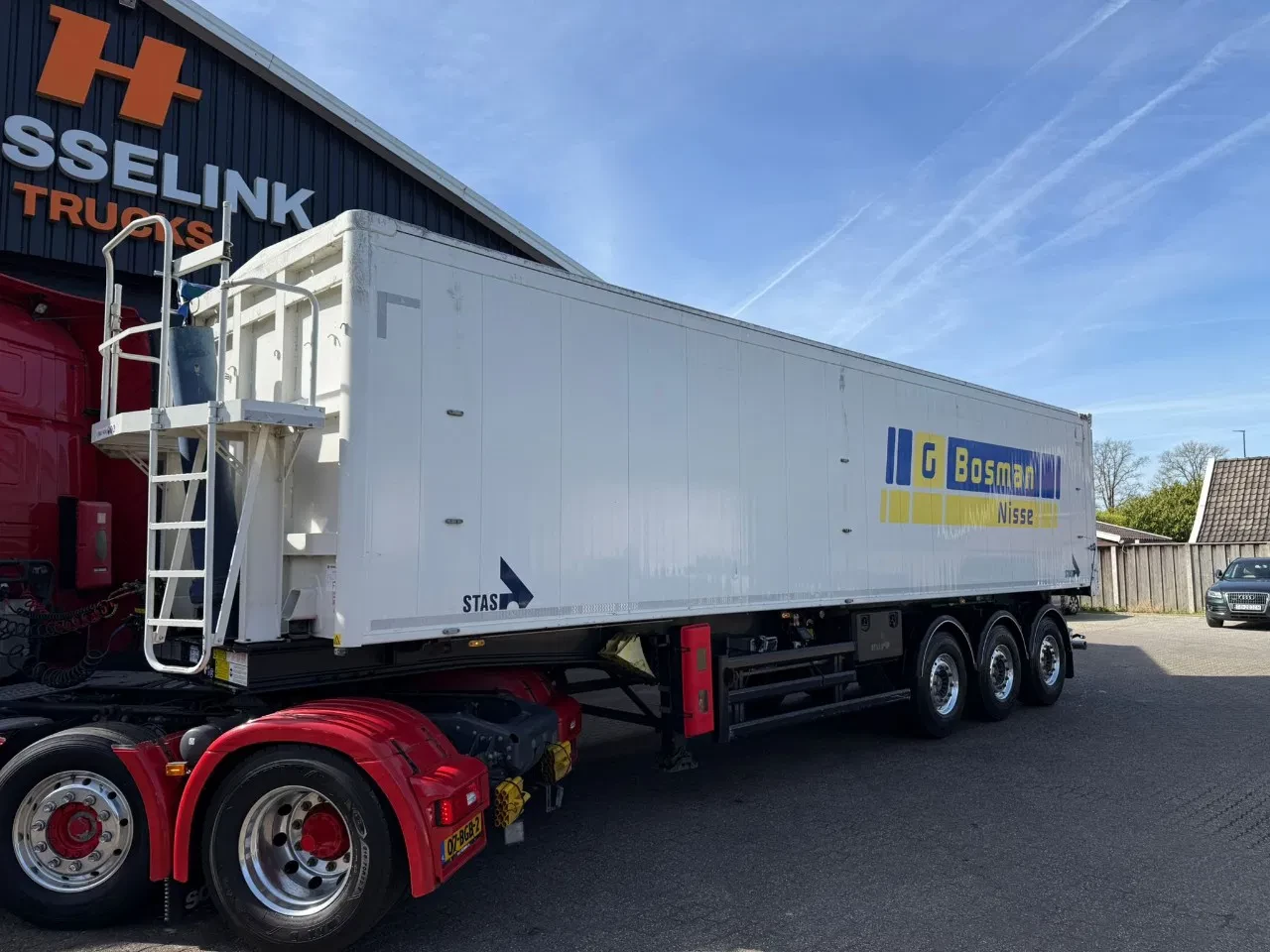 Stas S300CX S300CX 55m3 Alcoa Klep/deuren 2 Graanluiken NL Trailer APK/TUV 14-09-2026 leasen
