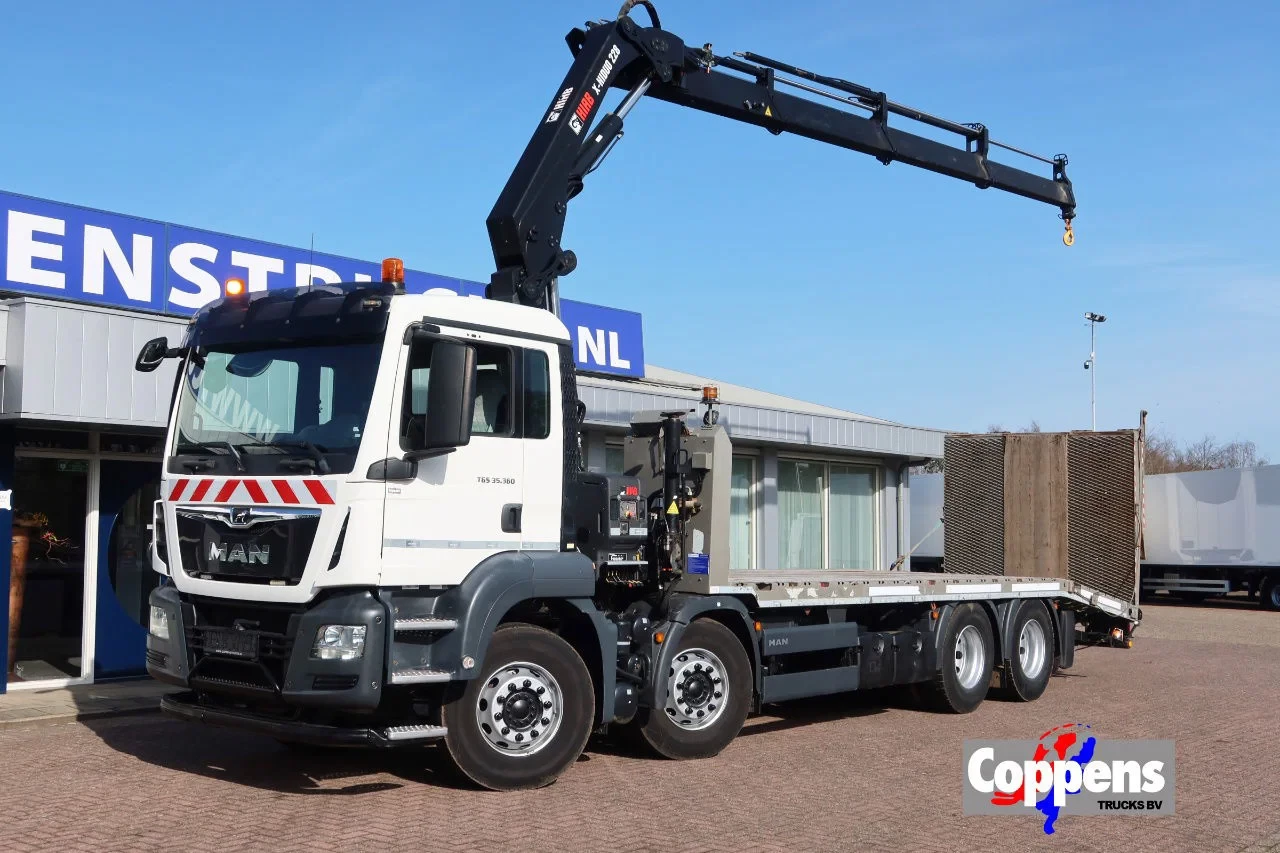 MAN TGS 35.360 8x2 Oprijvrachtwagen + Hiab 228 E3 leasen