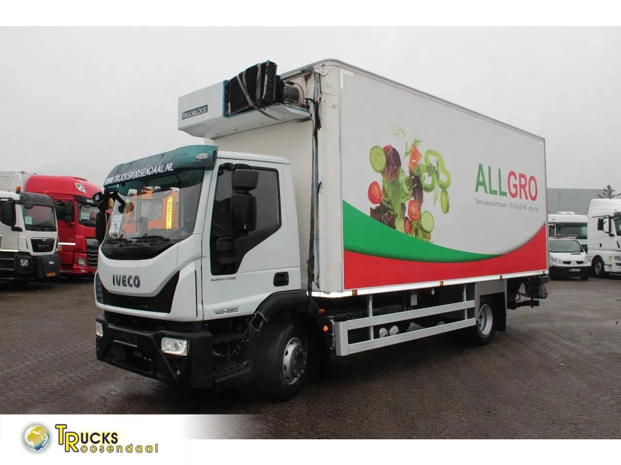 Iveco Eurocargo 140e22 + EURO 6 + LOW KM + chereau TR1216 leasen