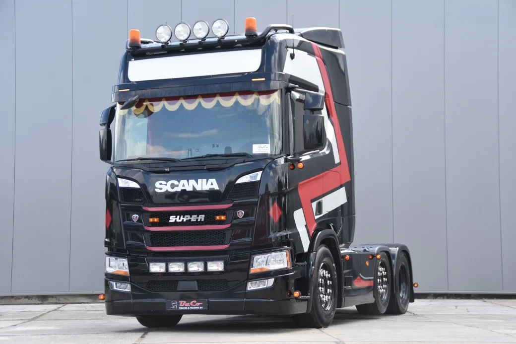 Scania R R450 NGS 6x2/4 - NEW TACHO - RETARDER - 681 TKM - ACC - NAVI - LEATHER SEATS - 2 x FUEL TANKS - TOP CONDITION - leasen