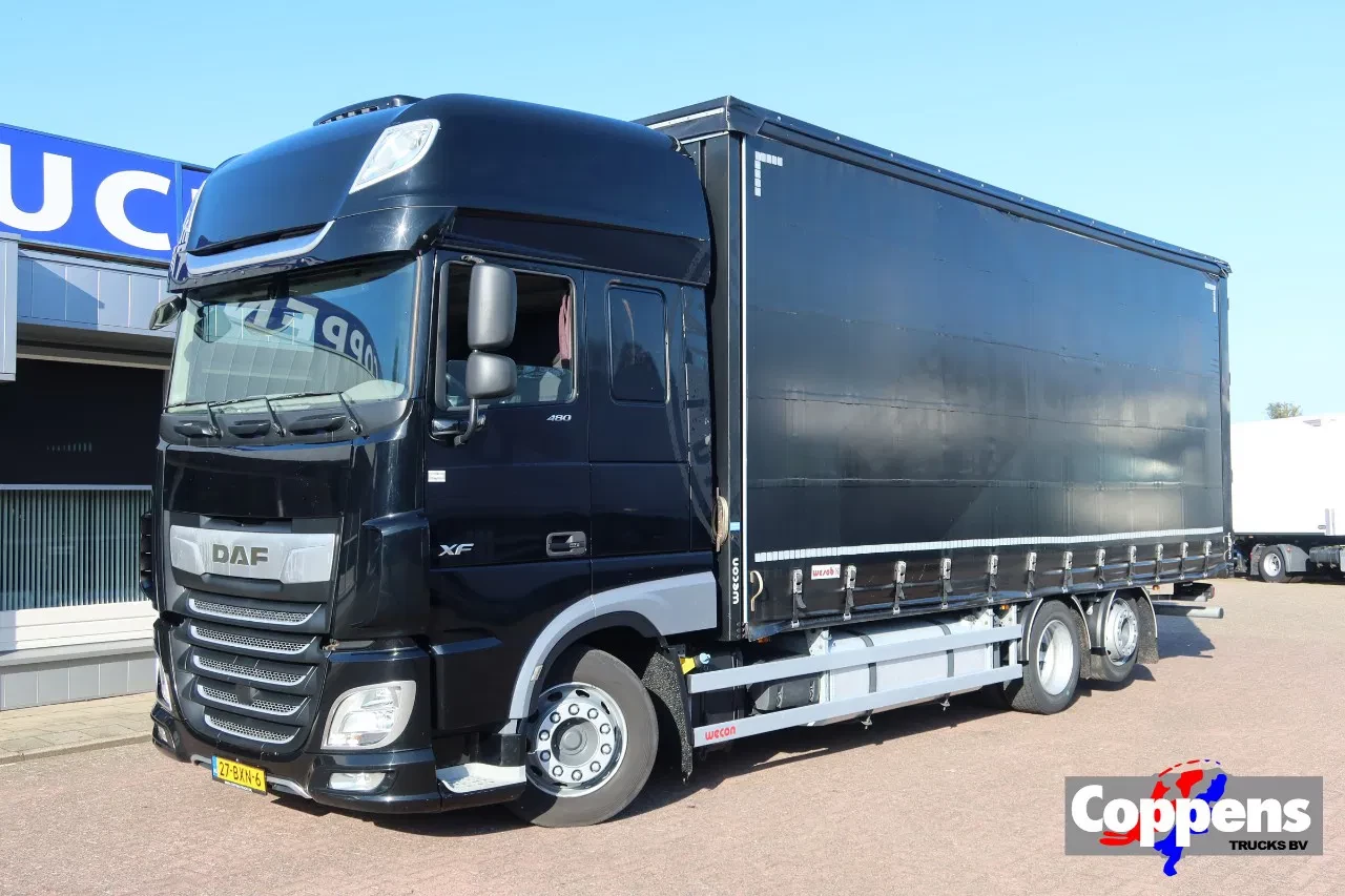 DAF XF480 6X2 schuifzeil + schuifdak, Voorbereiding les auto leasen