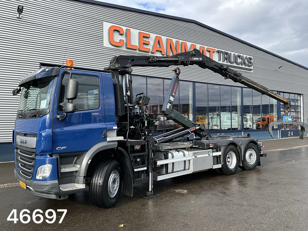 DAF CF FAN 450 6x2 Hiab 19 Tonmeter Z-kraan leasen