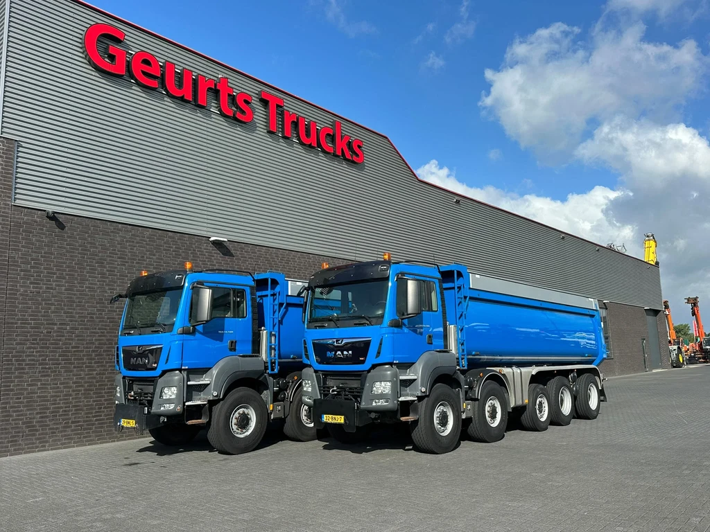 MAN TGS 50.500 10X8 BLH WSA KIPPER MET AFDEKKLEPPEN leasen