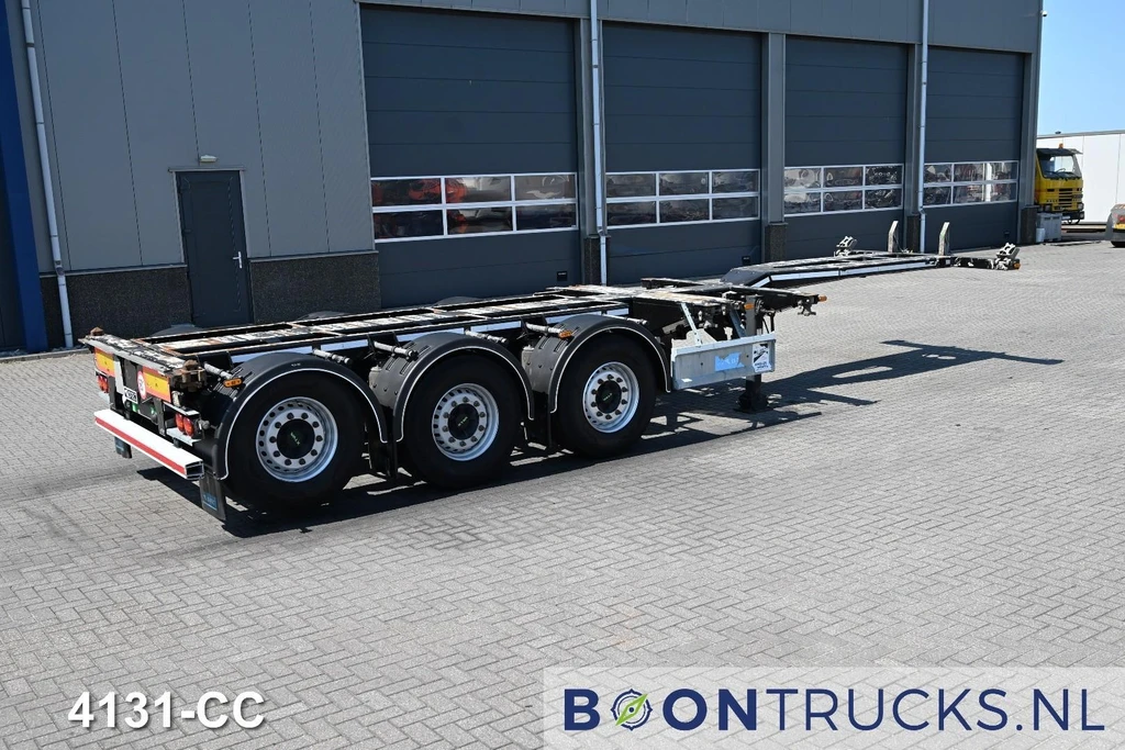 D-Tec FLEXITRAILER | 2x20-30-40-45ft HC * 2x LIFT AXLE * 2x EXTENDABLE * DISC BRAKES leasen