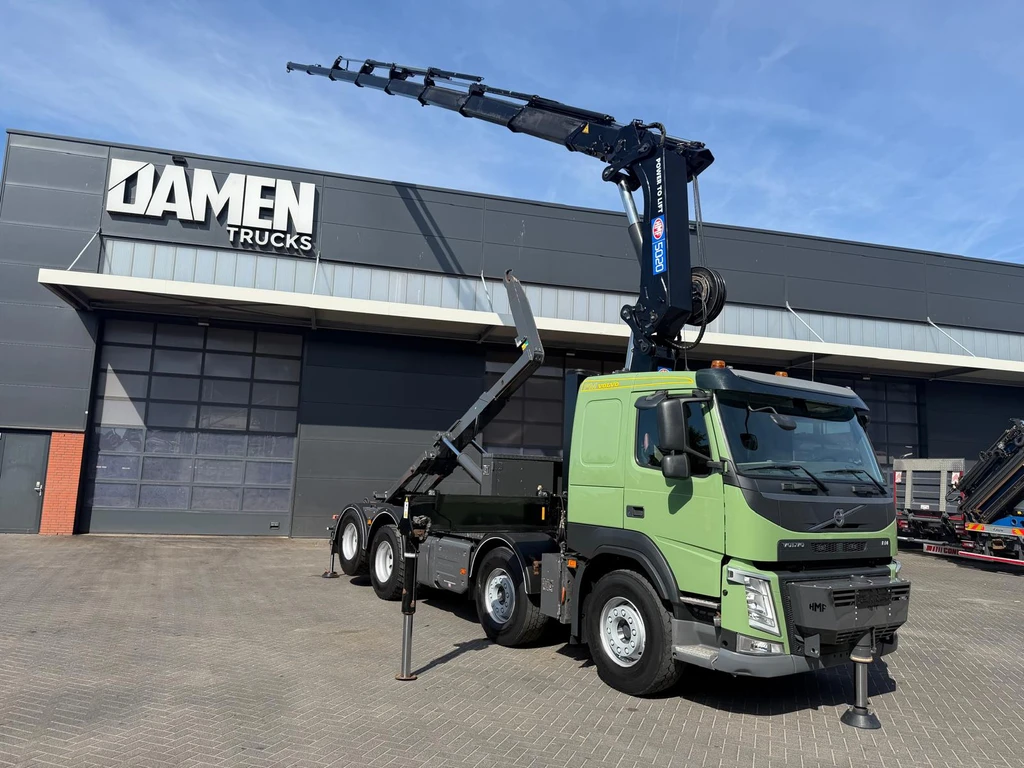 Volvo FM 420 FM 420 8x4 HMF 5020 K8 + Joab Haakarm containersysteem leasen
