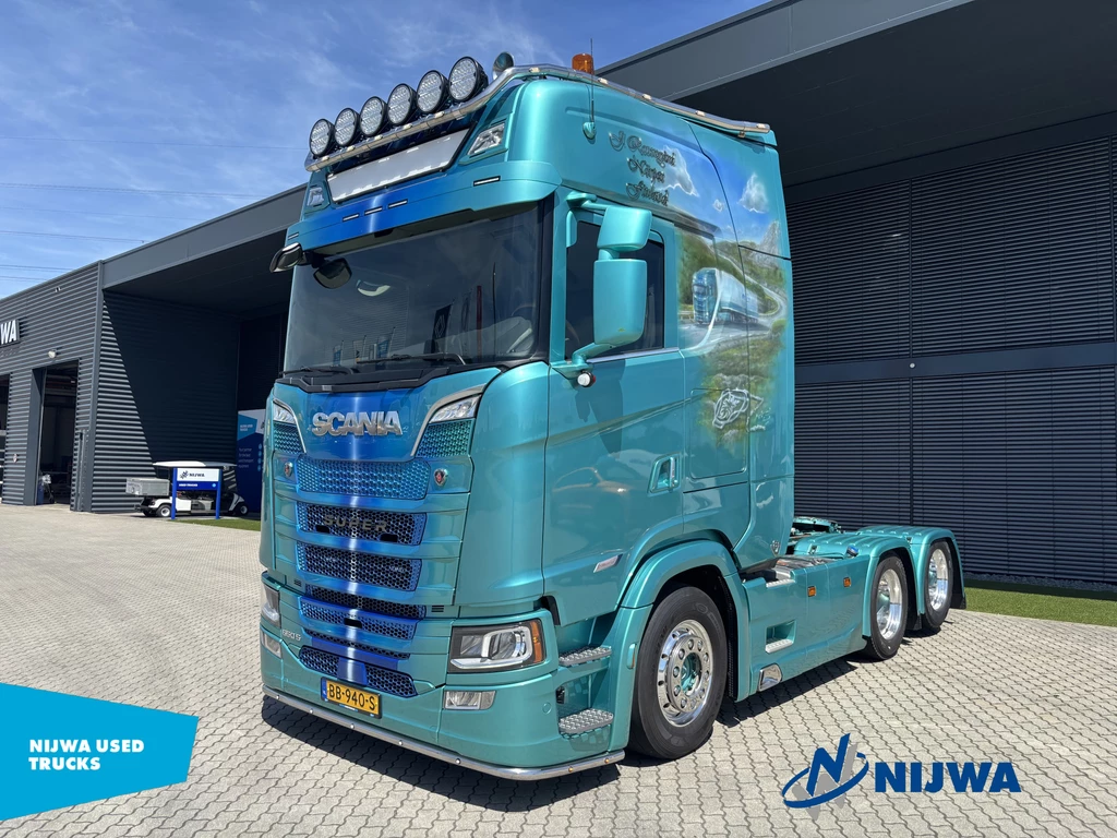Scania S 660 6x2 Showtruck V8 + Schuifschotel leasen