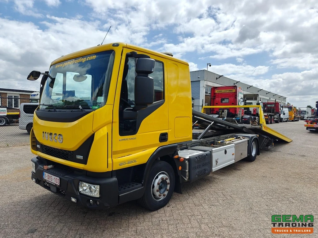 Iveco EuroCargo 120-220L 4x2 DagCabine Euro6C - Jige Simplex 5T + Dubbele Lier + Bril + Remote Control leasen