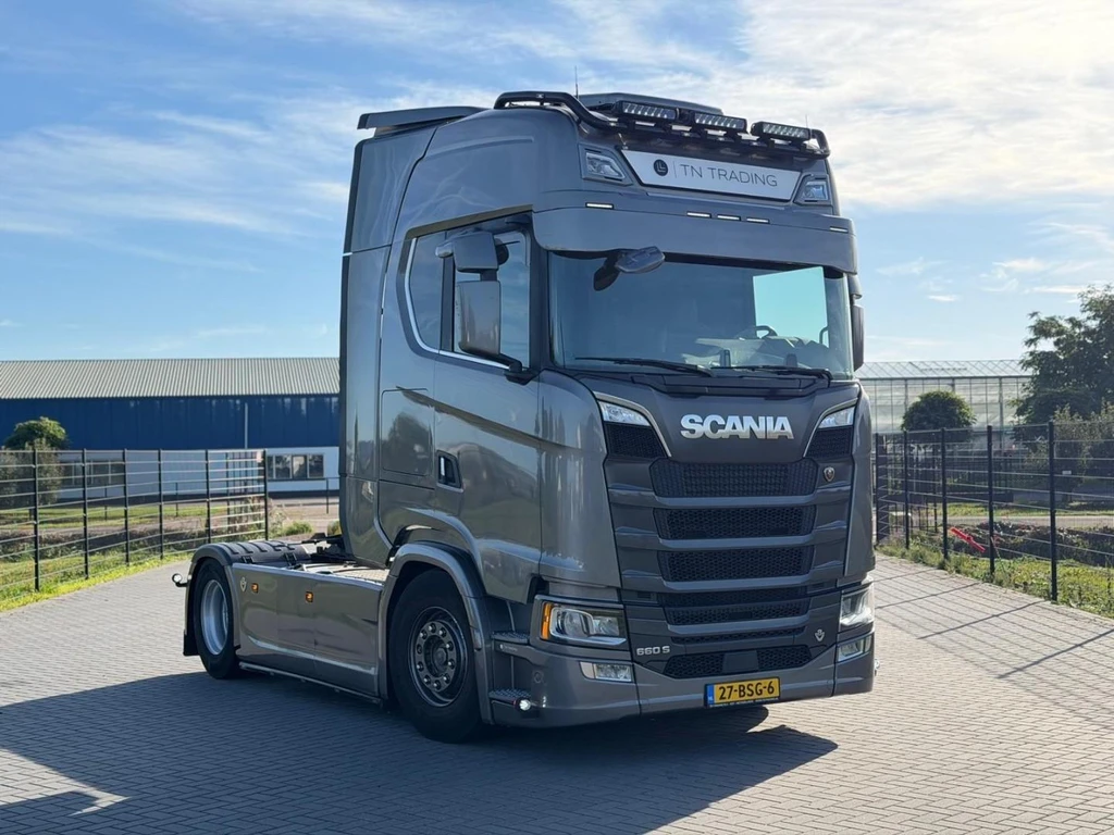 Scania S660 LEATHER, FULL AIR, RETARDER, 2X TANK, TOP CONDITION, NL TRUCK. leasen