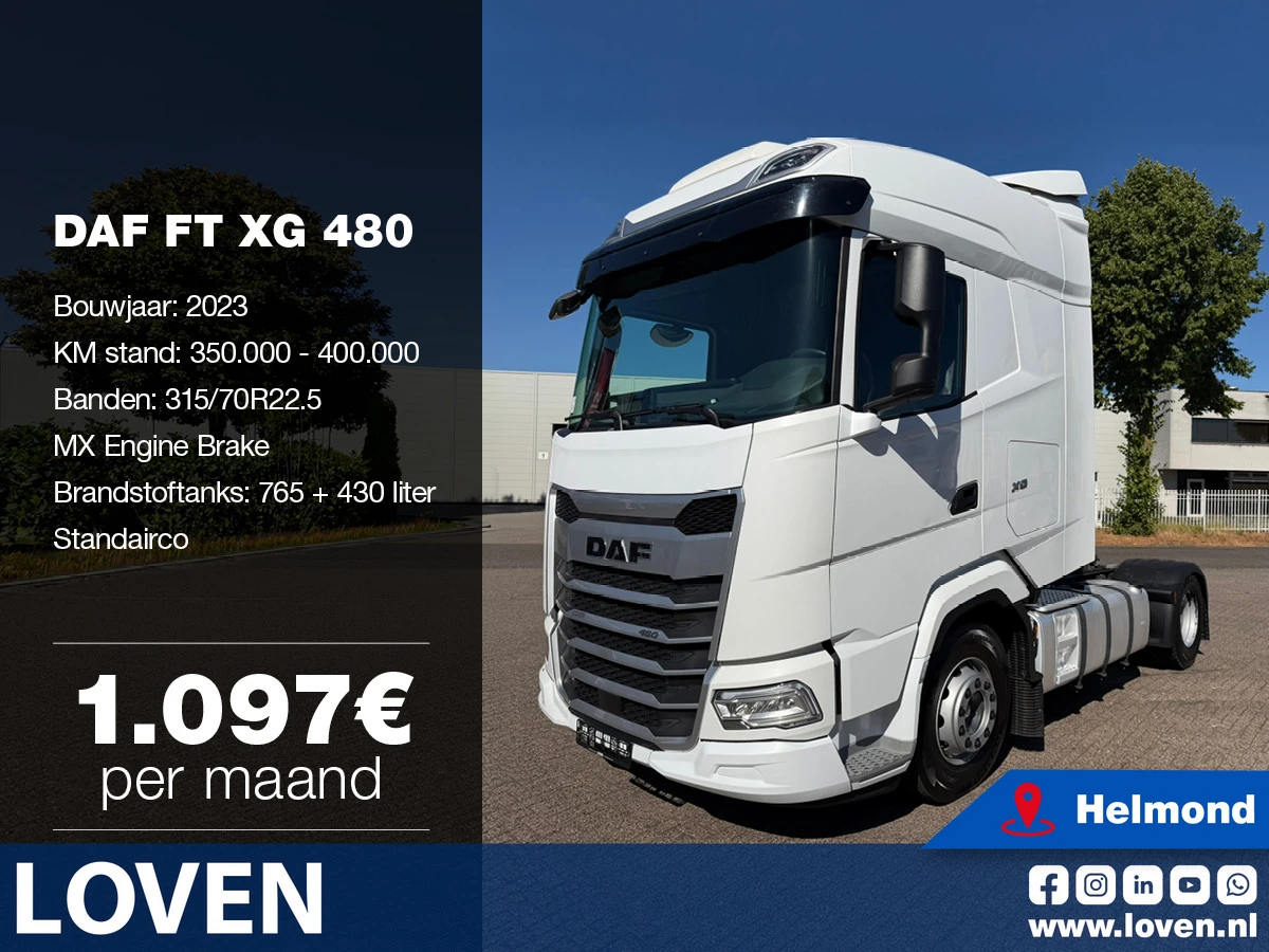 DAF XG 480 FT PCC/MX Engine Brake leasen