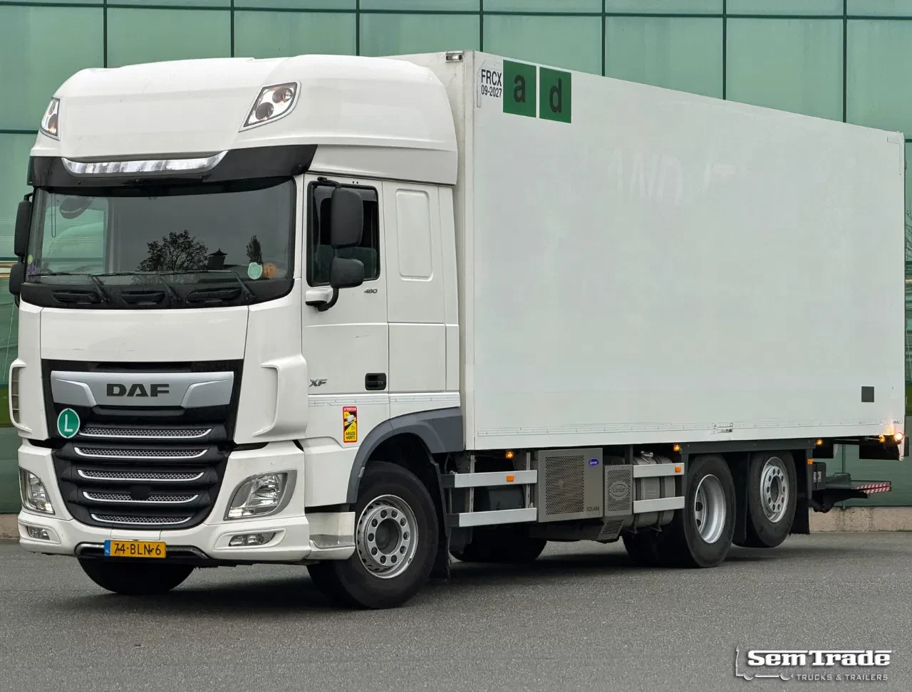 DAF XF480 FAR SSC ISOLATED BOX 810x250x275 CM INSIDE TRS COOLING TAIL LIFT TOP CONDITION NL-TRUCK 3 PIECES IN STOCK !!! leasen