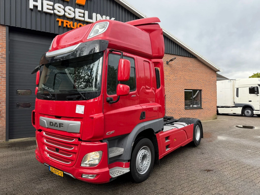 DAF CF 450 4x2 Space Cab EURO 6D! 454.150KM Smarttacho 2 NL Truck APK/TUV 27-12-2026 leasen