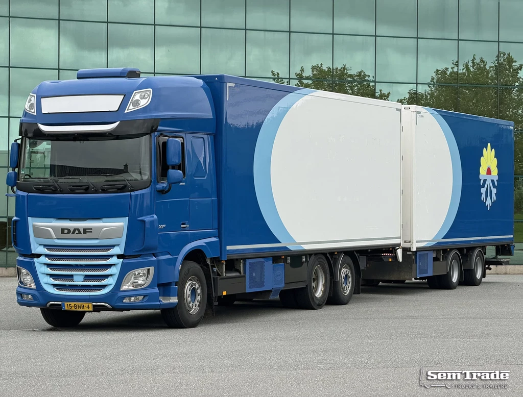DAF XF480 FAR ISOLATED BOXES TRS COOLING TAIL LIFT SMART TACHO 2 DRACO HANGER HOLLAND-COMBI leasen