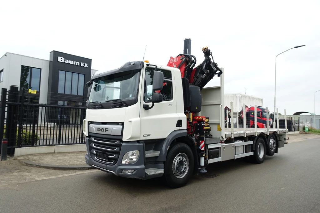 DAF CF 410 6X2 / FASSI F255A.2.25 XE-DYNAMIC KRAAN / 25,5 TM KRAAN / REMOTE CONTROL / LOW KM / BELGIUM TRUCK / KEURING / TUV / PERFECT CONDITION leasen