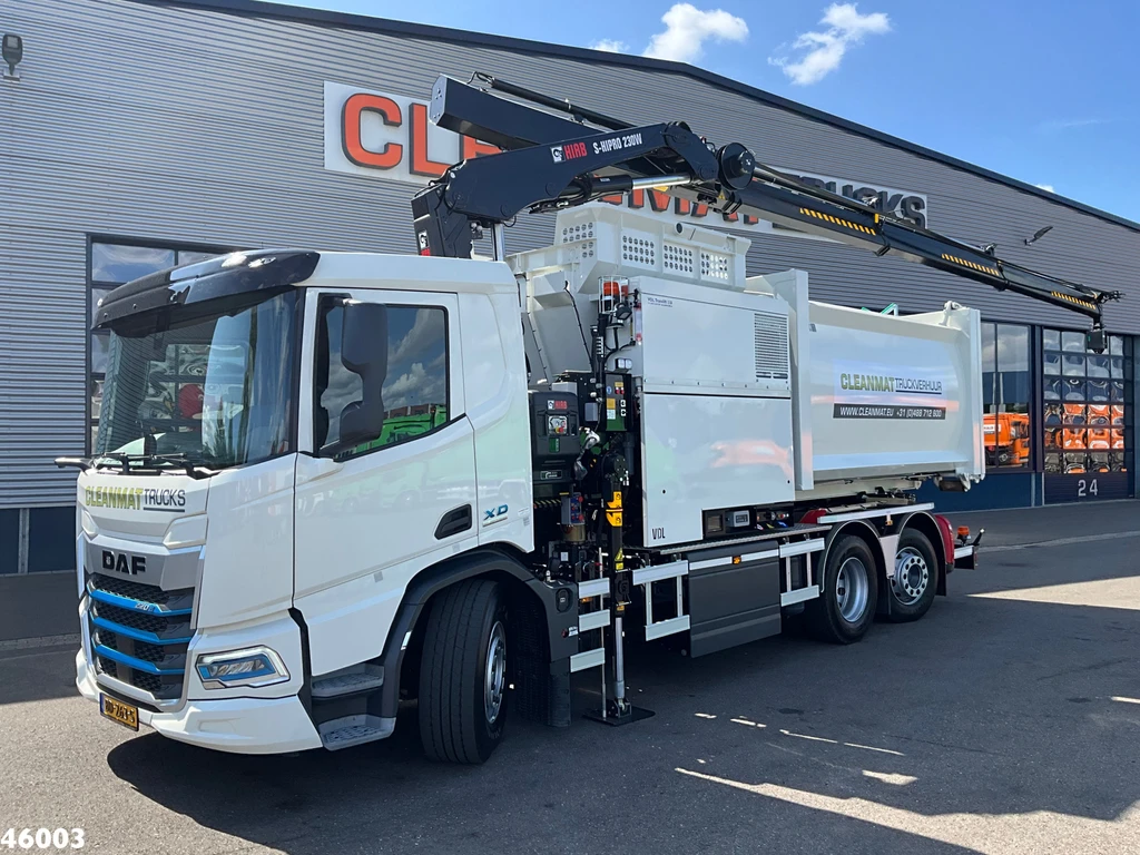 DAF FAG XD 220 Hiab 23 Tonmeter laadkraan FULL ELECTRIC leasen