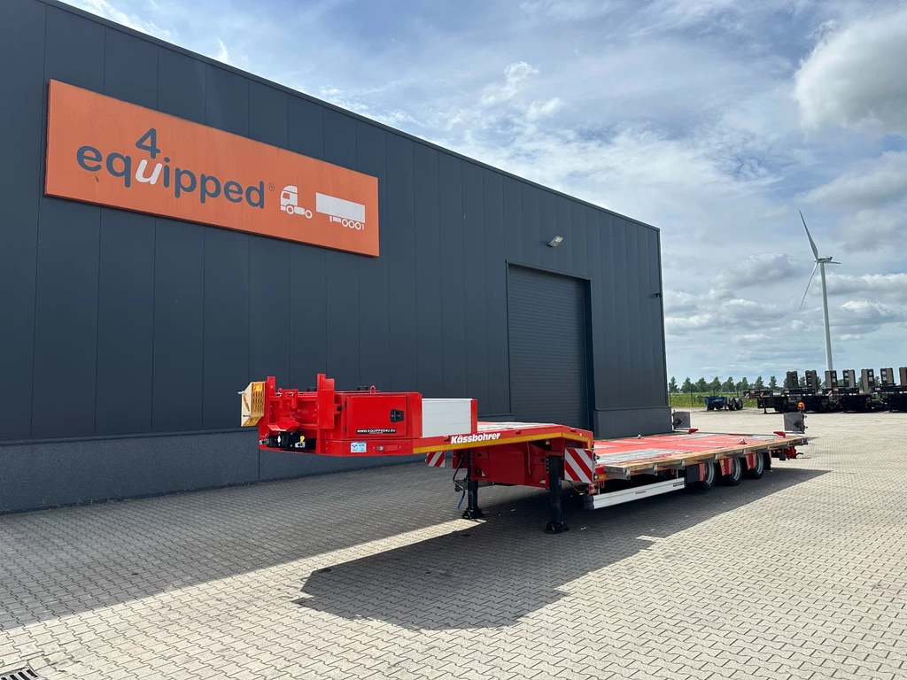 Kässbohrer NEW JUMBO LOW-LOADER / FLOOR HEIGHT 77CM / SELF-STEERED / LIFTAXLE leasen