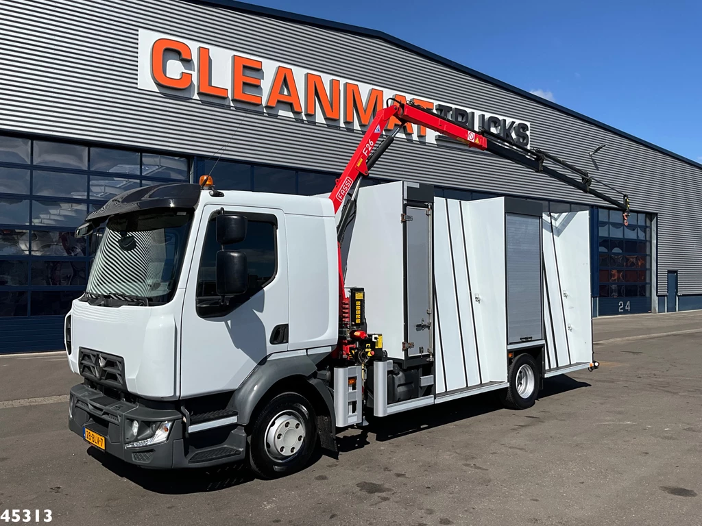 Renault D 220 Euro 6 Fassi 2,3 Tonmeter laadkraan Just 153.536 km! leasen