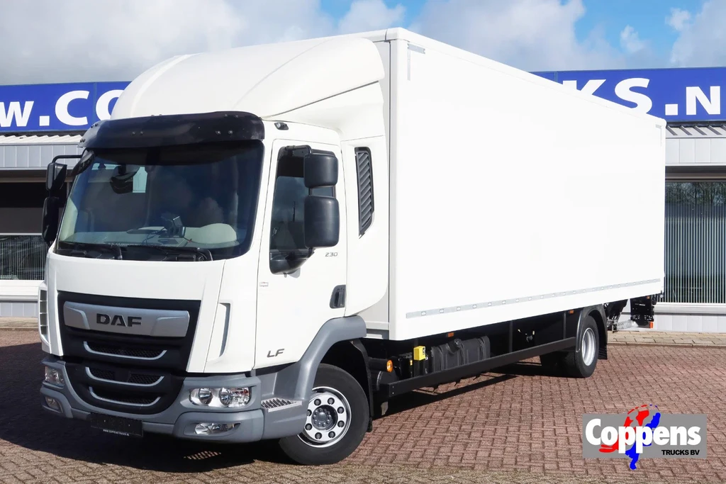 DAF LF 230 FA Bak+ Dhollandia klep 1500 KG 6 cilinder, nieuwe type 2 tacho leasen