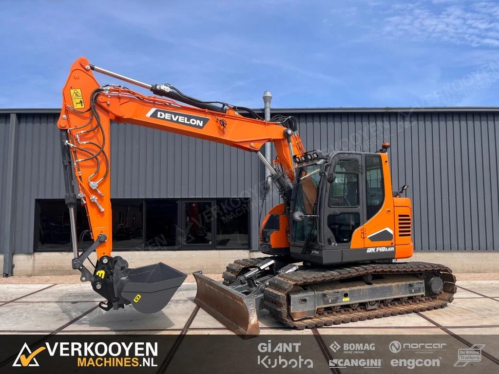 2023 Doosan DX140 LCR-7 VK10818 Develon leasen
