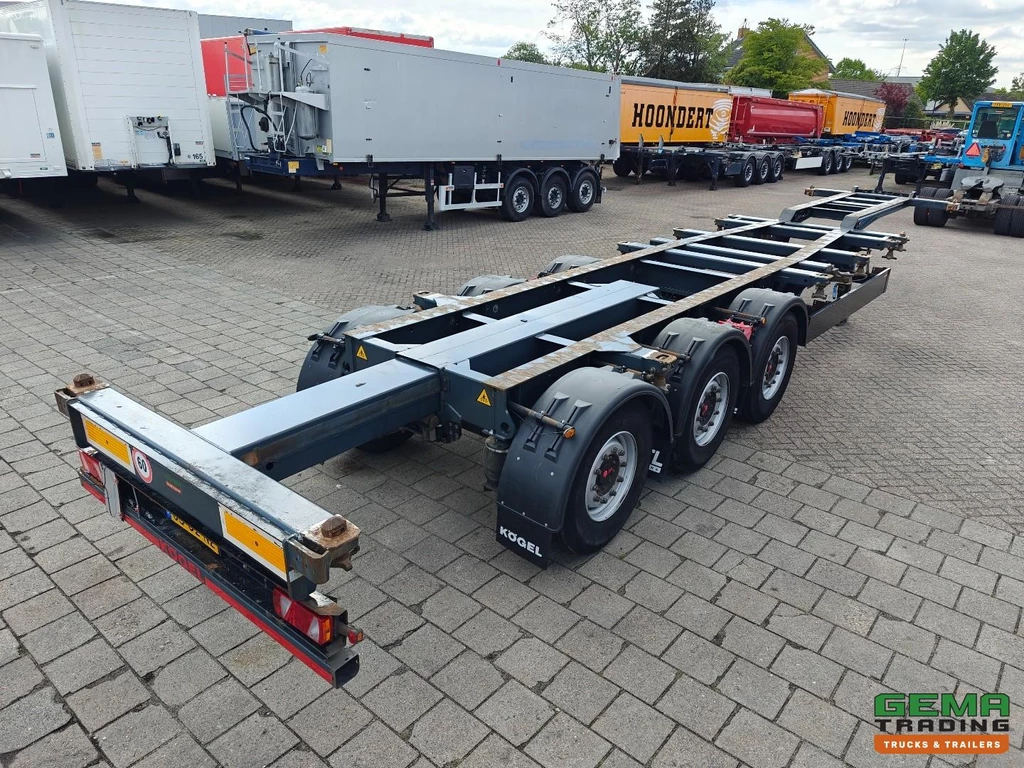 Kögel PORT 40 SIMPLEX 20 20/30/40FT - Achterschuiver - LiftAs - SAF Assen Schijfrem - 08/2026 APK leasen