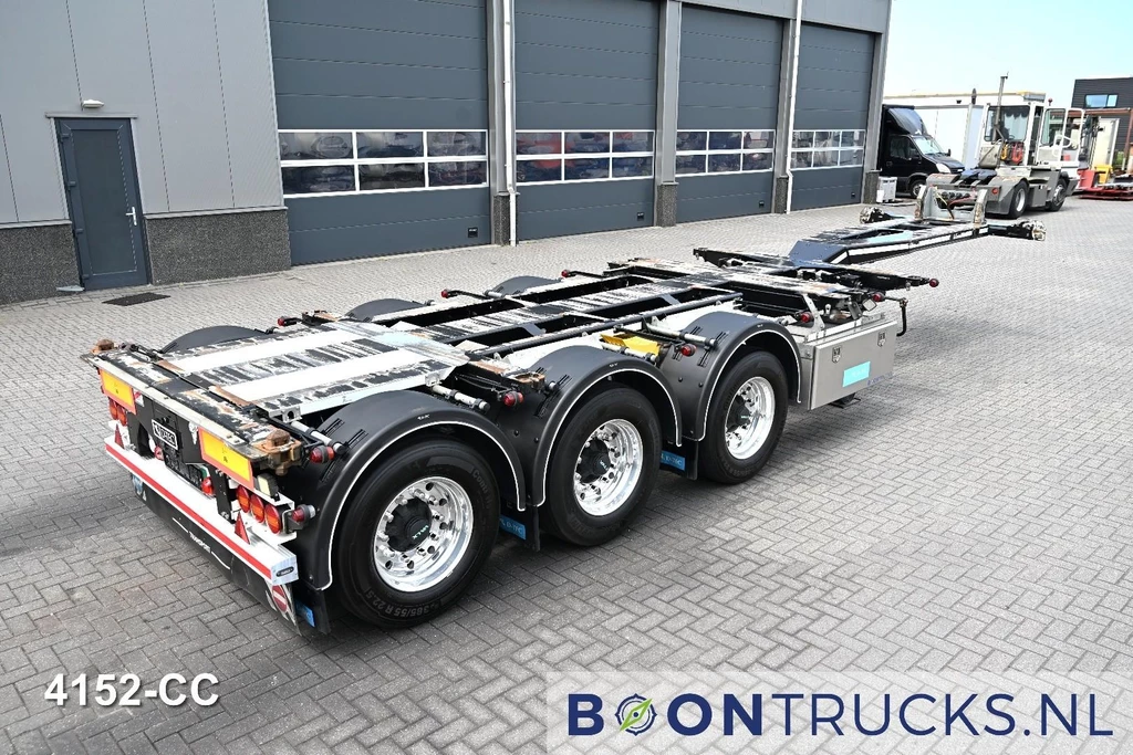 D-Tec FLEXITRAILER HD | 2x20-30-40-45ft HC * 2x LIFT AXLE * ALCOA * ADR * 3x EXTENDABLE * TOP! leasen