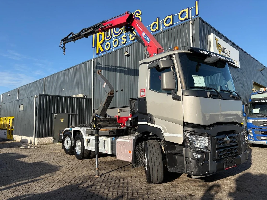 Renault C440 + HMF 2320 K3-- 3X EXT. + REMOTE + HAAKARM SYSTEEM 20T + 6X2 + LIFT/STUUR AS + EURO 6 TR2060 leasen
