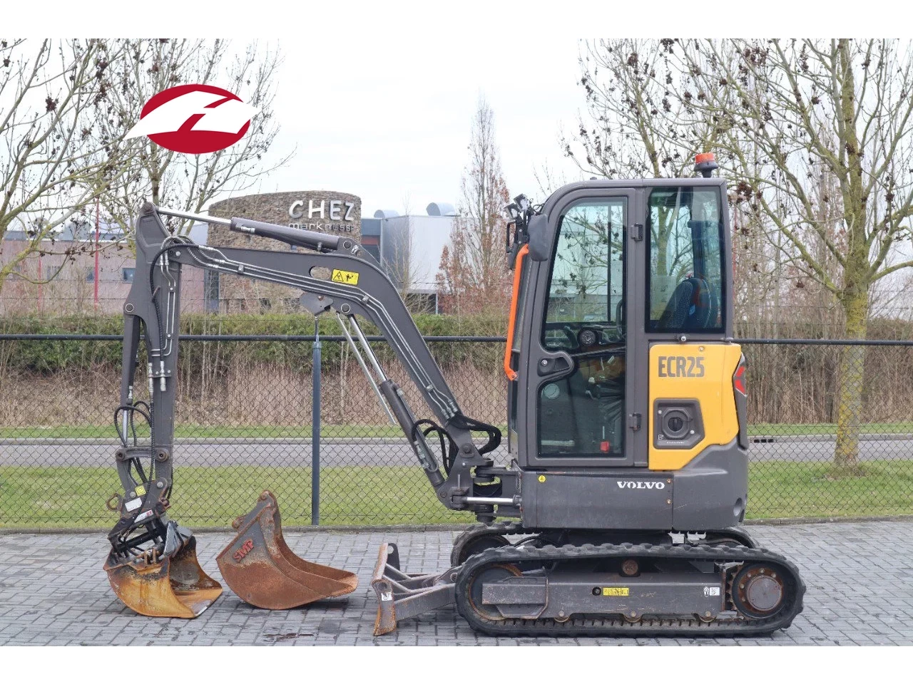 Volvo ECR25 ELECTRIC | JECR25D | TILTBUCKET | BUCKET | LOW HOURS leasen