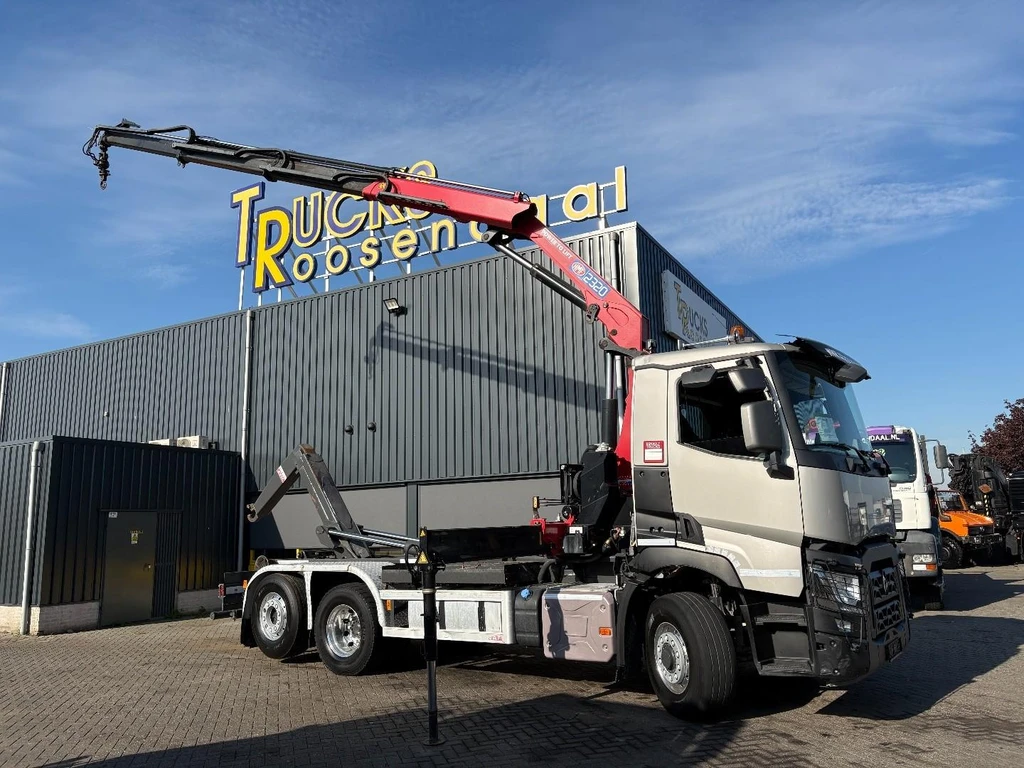 Renault C440 + HMF 2320 K3-- 3X EXT. + 6X2/4 HYDRO DRIVE + LIFT/STUUR AS + REMOTE + HAAKARM SYSTEEM 20T+ EURO 6 TR2060-A leasen
