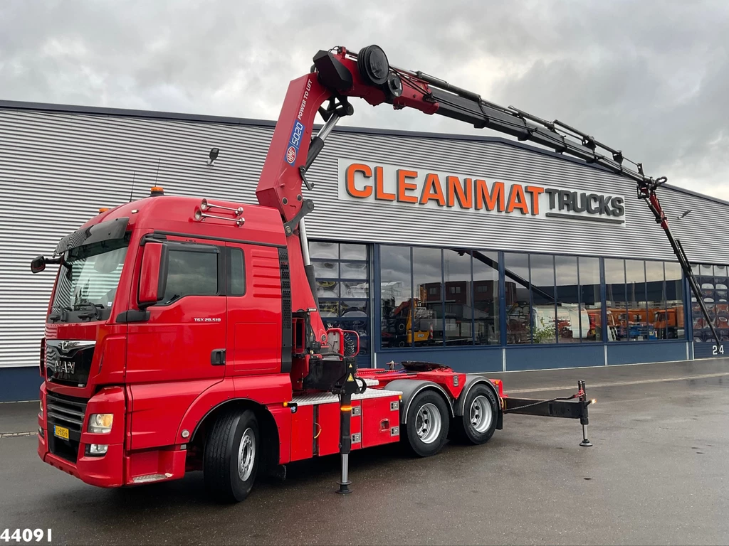 MAN TGX 28.510 HMF 50 Tonmeter laadkraan + Fly-Jib leasen