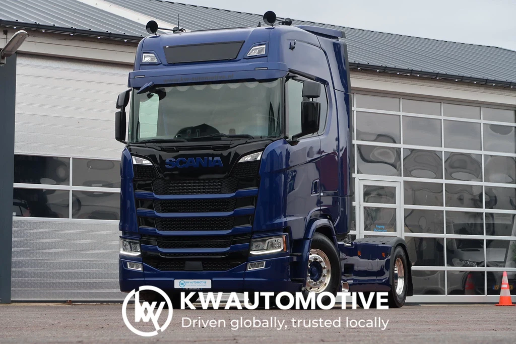 Scania S S520 V8 NGS 4X2NA/ RETARDER/ PTO/ LEDER/ ACC leasen