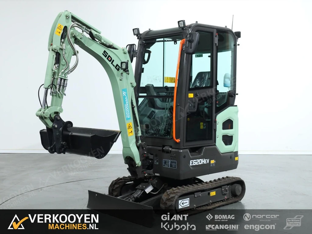 2026 SDLG E620HEV Elektrische minigraver DV1609 leasen
