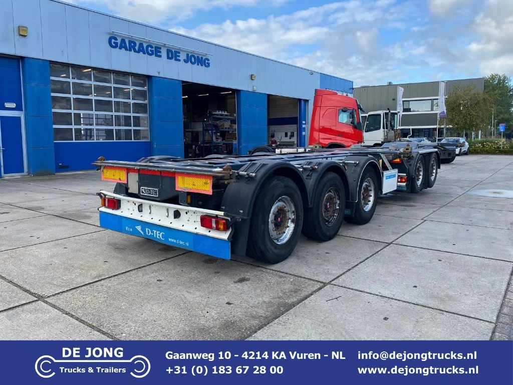 D-TEC CT-521-S / CombiTrailer S-Line / 5 axles / SAF + Disc / 4x Lift axle leasen